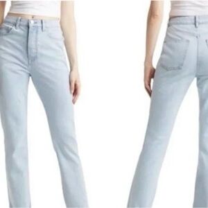 Lovers + Friends‎ HIGH RISE RIGID SLIM
STRAIGHT JEAN Sz 27